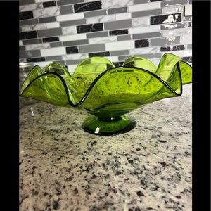 Vintage Large Blenko Glass dish